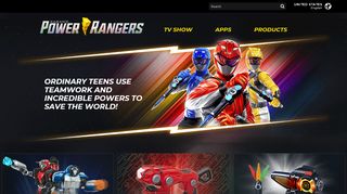 
                            8. Superhero TV Show Trailers, Games, & Apps - Power Rangers