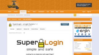 
                            10. SuperLogin - a Login System | SpigotMC - High …