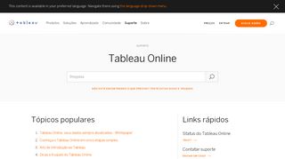 
                            1. Suporte do Tableau Online | Tableau Software