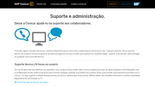 
                            5. Suporte e administração - SAP Concur Brazil
