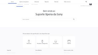 
                            6. Suporte Sony Mobile – Site oficial