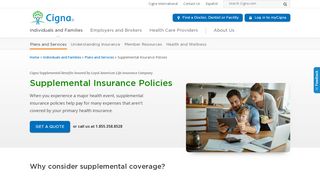 
                            3. Supplemental Health Insurance | Cigna