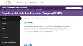 
                            3. Supplemental Nutrition Assistance Program …