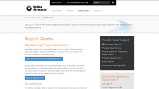 
                            2. Supplier Access - Collins Aerospace - BE Aerospace