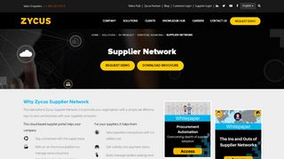 
                            2. Supplier Network - Zycus