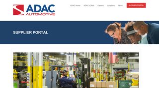 
                            4. Supplier Portal - ADAC Automotive