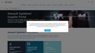 
                            1. Supplier Portal - Dassault Systèmes®