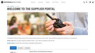 
                            10. Supplier Portal - Motorola Solutions