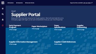 
                            6. Supplier Portal | Quad
