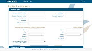 
                            2. Supplier Pre-Registration - ACACIA