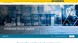 
                            5. Supplier Wire | Lockheed Martin