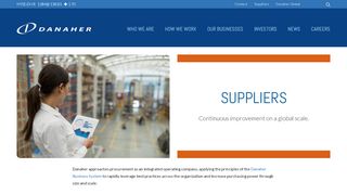 
                            11. Suppliers | Danaher