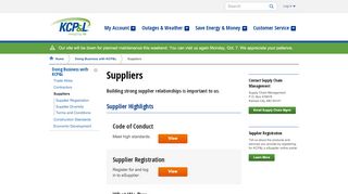 
                            4. Suppliers - Home - KCP&L