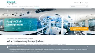 
                            5. Supply Chain Management | Corporate Functions | Siemens