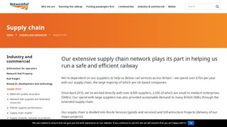 
                            7. Supply chain - Network Rail