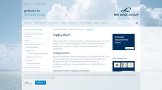 
                            8. Supply chain | The Linde Group