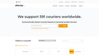 
                            8. Support 581 Couriers - AfterShip