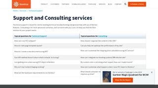 
                            7. Support and Consulting services | Kentico CMS for ASP.NET