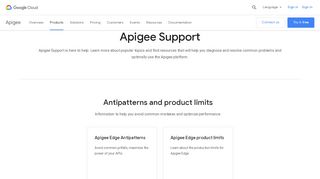 
                            8. Support | Apigee | Google Cloud