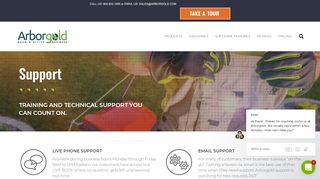 
                            8. Support | Arborgold Software All In One Business Management Tool