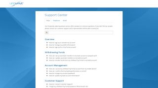 
                            1. Support Center - LifeWave Pay Portal