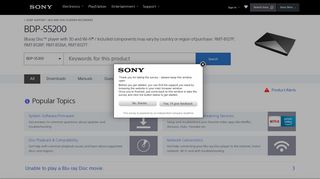 
                            7. Support for BDP-S5200 | Sony USA