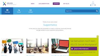 
                            7. Support / Kontakt - MY XELOS Kundenportal