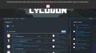 
                            3. Support - Lycodon Tekkit Lite Server