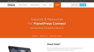 
                            7. Support - PlanetPress Connect - Objectif Lune