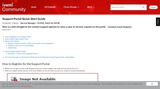 
                            2. Support Portal Quick Start Guide - Ivanti Community