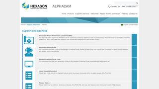 
                            10. Support & services - ALPHACAM