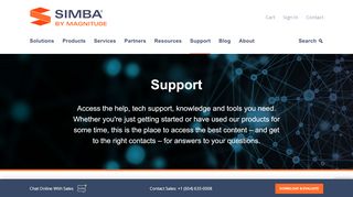 
                            1. Support - Simba Technologies