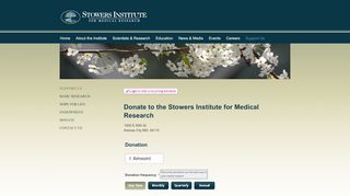 
                            7. Support Stowers | Stowers Institute for Medical Research