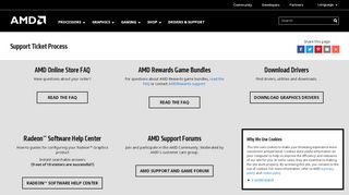 
                            2. Support Ticket Process | AMD