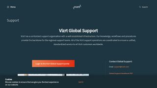 
                            2. Support // Vizrt