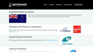 
                            6. Supported State of Victoria Utilities - Rainforest Automation