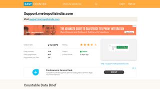 
                            2. Support.metropolisindia.com: Metropolis Intranet