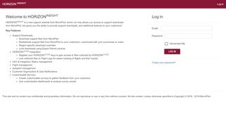 
                            1. support.micropilot.com - HORIZON INSIGHT | Log in