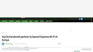 
                            8. Surf & Facebook partner to launch Express Wi-Fi in Kenya ...