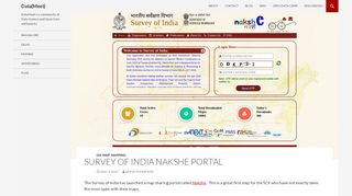 
                            2. Survey of India Nakshe Portal | Data{Meet}