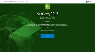 
                            3. Survey123 for ArcGIS