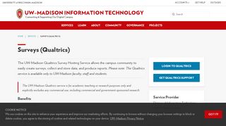 
                            7. Surveys (Qualtrics) - UW–⁠Madison Information Technology