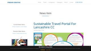 
                            8. Sustainable travel portal for Lancashire CC | News from Pindar ...