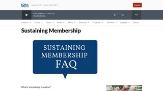 
                            9. Sustaining Membership | Public Radio Tulsa