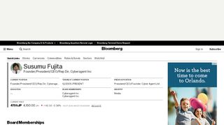 
                            5. Susumu Fujita, Cyberagent Inc: Profile and Biography ...