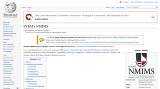 
                            9. SVKM's NMIMS - Wikipedia