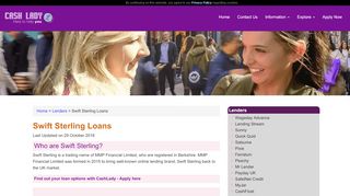 
                            10. Swift Sterling Loans | Swift Sterling alternative - Cash Lady