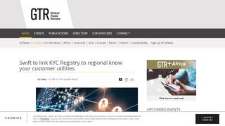 
                            8. Swift to link KYC Registry to regional know your …