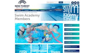 
                            1. Swim Academy Members - New Forest Health & Leisure