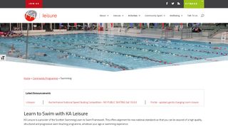 
                            3. Swimming | KA Leisure